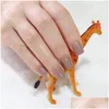 False Nails Bright Candy Artificial Fake Short Fingernails For Design Diy Fl Er Tips Manicure Tool Drop Delivery Otvrj