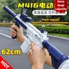 M416 Elektrisch waterpistool Automatisch Squirt Rifle Guns Blaster voor kinderen Zwembad Beach Games Outdoor Festival Kid Gift Toy 240420
