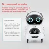 Robot 2022 Hot Intelligent Mini Pocket Robot Walk Music Dance Dance Light Voice Recognition Repeat Smart Kids Toy Interactive