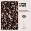 Coffee Scoops Beans Powder Hammer Mesurer la cuillère Presseurs créatifs Presseurs en acier inoxydable Tapon Pressing Outils