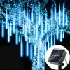 Lampes Solaire LED Meteor Douche Light Holiday String Light Arelproofing Fairy Garden Decor Outdoor LED Street Garland Christmas Decoration