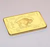 Hemdekorationer Buffalo Gold Bullion United States of America 1 Trony Ounce Bar Collectible Gifts4621019