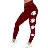 Pantaloni da donna sport fitness ad alto bomba bomba a secco con collant da yoga sensata coltivata per le donne