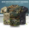 Tactical T-shirts Mens military T-shirt camouflage clothing camouflage T-shirt womens Pacific Army green functional tactical bow rescue outdoor hunting 240426