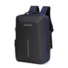 Backpack Anti -Roubo Locking Business Laptop Bag Charging USB à prova d'água 15,6 polegadas Daypack Mochila Eva Protection Protection