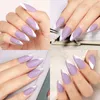 Esmalte lilycute gel polishol de uv semi permanente de gelo roxo serise unhas unhas all for manicure led gel base de casaco superior polimento de verniz y240425