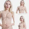 Bras Seksowne Niewidoczne stanik o grubości 3 cm dla kobiet Push Up Backless Balette Mała klatka piersiowa Bilnik Multiway Pasek Weddna bieliznę