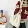 Сумка девушка простые плечи мягкие ткани, сумка, сумочка, женщины вышиваем