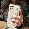 Cell Phone Cases Suitable for Samsung Galaxy A12 A22 4g 5g Cute Heart shaped Bracelet Electroplated Case A31 A51 A71 M51 A21s A50 A70 Silicone Cover A 12 22 51 J240426