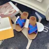 Luksusowe buty designerskie Cross Lettals Sandals swobodne wszechstronne plaży swobodne kapcie