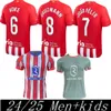 Atletico Madrids soccer jerseys GRIEZMANN 2024 2025 120th anniversary 24 25 M.LLORENTE KOKE SAUL Correa LEMAR football shirt men kids kit sets uniforms Fans players