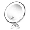 2024 Новое зеркало в ванной комнате без туманного всасывающего чашки для бритья душа Бесплатный 360 градусов Регулируемый 360 градусов Регулируемое зеркало