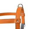 Hundhalsar Loudik Portable Big Harness and Leash Set Justerbart läder Made Webbing Small Medium Large Traction Pet Leads Tillbehör