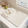 Carpets Polyester Drain Pad Dish Drainer Kitchen Mats Sink Rug Absorbent Coffee Mat Draining Rugs Countertop Protector