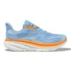 Clifton 9 Bondi 8 Scarpe da corsa per uomini Donne Triplo Black White Egganog Ciclamen Vibrant Orange Blue Grey Grey Grey Fruit Fruit Fruit Trainer Sports Sports