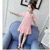 Girl Dresses Children Destret Spring Summer Turno-Down Kids Girls Vesti