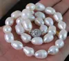 Charmant Big 1113 mm blanc naturel Akoya Courette de perle de perle bouteille de mode Bijoux de mode de mode 18quot W024064499462281290