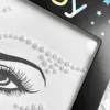 Dövme Transferi 3D Gözler Yüz Makyaj Geçici Dövme Kendi Yapışkan Kristal Glitter Pırlanta İnci Mücevher Etiketleri Festival Vücut Sanat Süslemeleri 240427