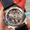 Famoso orologio da polso Panerai Luminor Series PAM00114 Watch Manual Mechanical's Men's Luxury Orologio 44mm