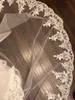 Biżuteria do włosów ślubnych Długa zasłona ślubna z wysokiej jakości koronkową katedrą nośną z grzebieniami jedna warstwa 3 metry białe akcesoria w zasilanie kości słoniowej