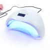 Kits 48w sèche-ongles LED LED UV Nail Double mains Lampe durcissement pour le vernis à ongles en gel UV DFDF