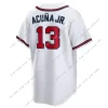 Custom Baseball Trikots Ronald Acuna Jr. Matt Olson Ozzie Albies Hank Aaron Home Away Jersey Männer Frauen Jugend S-3xl