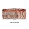 Makeup Brushes High Quality 24Pcs Set Wooden Goat Hair Professional Make Up Home Use Eyeliner Foundation Eyeshadow Drop Delivery Othwr