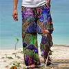 Mens Hippie Psychedelic Color Camouflage 3D Printed Pants Mens Sweatpants Casual Jogging Pants Street Wear Fall Lose Sweatpan 240422