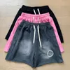 Shorts Mäns shorts Designer Shorts High Street Wash Made Old Retro Casual Pure Cotton Circle Shorts Summer Casual Dying Thin Shorts