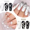 MEET ACROSS Metallic Gold Sliver Pink 5ml Liner Gel Nail Art Polish Painting Mirror Graffiti Stripe Design Varnish DIY 240425