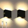 Vägglampa RGB tuya smart LED utomhuslampor IP65 Vattentät rörelsessensor Exteriör Garden Balkony Corridor Light Fixture