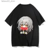 T-shirts voor heren honkai star rail t-shirt dames kawaii schattige pionier toeschouwer gedrukte korte mouwen kleding cartoon y2k top Q240425