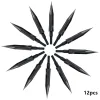 Darts Toparchery 6/12/24PCS 125 Getreide Bogenschießen Hunting Arrowhead Kohlenstoffstahl Pfeil Kopf Sharp Broadhead für Bugschießzubehör