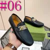 40Model 2024 Luxury Brand Leather Men Sapatos Casuais Designer de moda Menções Mocassins deslizam em sapatos de condução mais tamanho 38-46