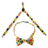 Belts Dot Bow Tie Belt Clown Suspenders For Kids Toddler Colorful Cosplay Children's Clothing