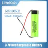 Liitokala Ny original NCR18650B 3.7V 3400mAh 18650 Li-ion uppladdningsbar batterisvetsning Silika gelkabel DIY