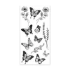 Tattoo Transfer Sexy Flower Butterfly Temporary Tattoos New Year Wedding Party Body Decoration Realistic Waterproof Tattoo Long Lasting Sticker 240426