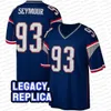 Drake Maye Christian Gonzalez Matthew Judon Football Jersey Tom Brady Rhamondre Stevenson Juju Smith-Schuster Demario Douglas Kendrick Bour Legacy Replica Jersey