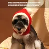 Hondenkledingproducten Cosplay Kerstmishoed Xmas Cat Headwar Outfit Winterkostuum warm voor thuis spelen Fun puppyfeestje