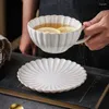 Кружки японская винтажная керамическая кофейная кружка