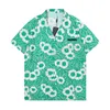 2024 Koszula designerska męska koszule nadrukuj do kręgli koszula Hawajskie kwiatowe koszule Men Men Slim Fit Fit Short Rleeve Ubrania Hawajskie Belkis TOP M-3xl