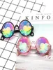 Party Eyewear Funny Disco Mosaic Sunglasses Round Sun Glass Crystal Sunglass Concert Show Eyewear4133904