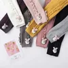 Trousers Baby Girls Tight Hot Preschool Girls Ribbon Socks Cotton Warm Pantyhose Solid Candy Color Tight Autumn Style 0-6TL2404