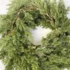 Fiori decorativi 200 cm Greenery artificiale Ghirlanda di natalizi di natale in finta pianta sospesa per la decorazione all'ingrosso