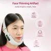 Microcurrent Face Lifting Machine V Double Chin Remover EMS Facial Massager Compress Skin Rejuvenation Beauty Device 240425