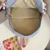 Borse per la scuola signore kawaii borse college impermeabili girl trasparente zaino da donna alla moda da donna alla moda