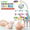 Mobiles # bébé berceau mobile hochet avec le projecteur bébé rotatif musical de nuit