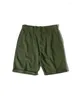 Pantalon masculin ggo short en vrac green wide-leg plus taille pantalon de taille