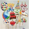 Inne imprezy imprezowe zapasy 20pcs/zestaw ADT Funny usta usta DIY P Obooth Props Wedding Dekoracja O Dekoracje urodzinowe Doradki Drop d Dhbxf