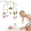 Mobiles # bébé berceau jouet hochet 0-12 mois en bois bébé mobile nouveau-né de musique lit cloche suspendue